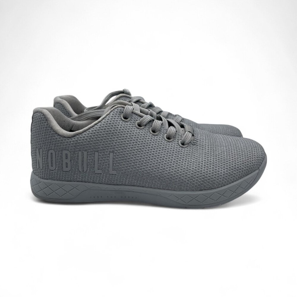 Nobull Superfabric Trainer Plus Arctic Gray Workout Shoes Sneakers Sz 7 W - Picture 1 of 8